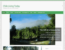 Tablet Screenshot of chilelivingtoday.com